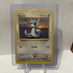 Pokemon TCG Dratini Base Set, Shadowless, Uncommon, Unlimited Card 26/102 - Image 1