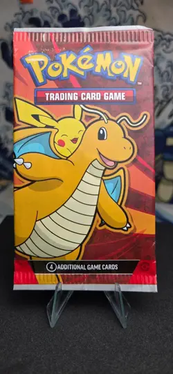 Pokemon 2024 Dragons McDonalds Promo Sealed Booster Card Pack (4 cards) - Image 1