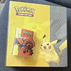 2 Pokemon Binders with old cards. good cards - Image 1
