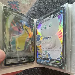 2 Pokemon Binders with old cards. good cards - Image 5