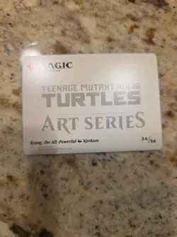 MTG TMNT Krang, The All-Powerful Kirokaze Art Series Card 34/54 8-Bit - Image 2