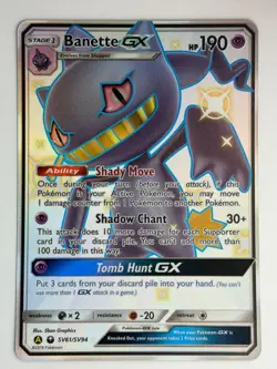 Banette GX SV61/SV94 Hidden Fates Pokemon Card TCG - Image 1