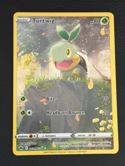 Turtwig GG31/GG70 Crown Zenith: Galarian Gallery Ultra Rare Pokemon Card - Image 1