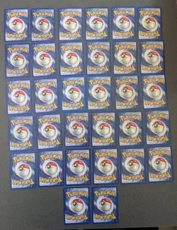 Complete 70 Card Base Set Pokemon Uncommon Common Cards - Image 2