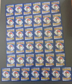 Complete 70 Card Base Set Pokemon Uncommon Common Cards - Image 4