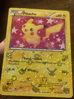 Pikachu RC7/RC25 Legendary Treasures: Radiant Collection Holo Pokemon Card TCG - Image 2