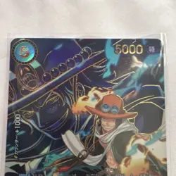 Bandai Portgas D. Ace EB02-028 Foil Character Card One Piece CCG EB02 - Image 3