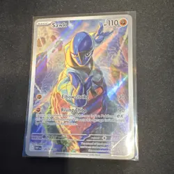 Pokemon Sawk Sv: White Flare Illustration Rare Holo Card 130/086 Basic 110 HP - Image 1