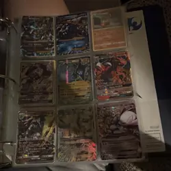 Pokemon TCG GX & EX Foil Card Lot Charizard, Blastoise, Lunala, Lucario, Mewtwo - Image 1
