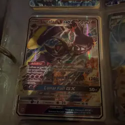 Pokemon TCG GX & EX Foil Card Lot Charizard, Blastoise, Lunala, Lucario, Mewtwo - Image 5