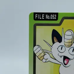 Pokemon Cards Bandai Carddass Meowth File No.052 1997 EX Japanese i904 - Image 2