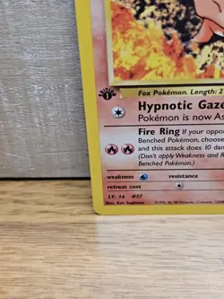 Brock's Vulpix 1st Edition Gym Challenge 37/132 Non-Holo Pokemon Card TCG - Image 5