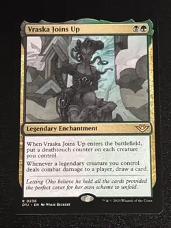 MTG Outlaws of Thunder Junction Vraska Joins Up 0236 NM Rare - Image 1