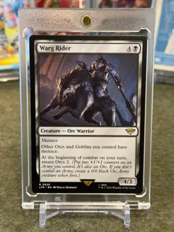 Warg Rider - RARE #826 Lord of Rings Tales Middle Earth LTR Universes Beyond MTG - Image 1