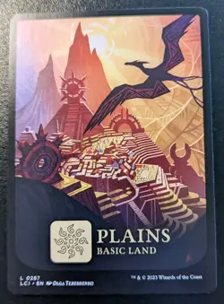 Plains (Full Art) 0287 LCI Land The Lost Caverns Of Ixalan Magic: The Gathering - Image 1