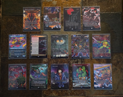 MTG TMNT Lot 14 Borderless Foil Mythic Lot Ronin Splinter Leo - Image 1