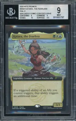 2025 Magic the Gathering Promos Katara, the Fearless FOIL P #0003 BGS 9.0 SDCC - Image 1