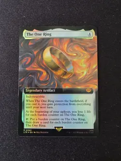 MTG Ext Art FOIL The One Ring LOTR The Lord of the Rings 380 Mythic PACK FRESH - Image 1