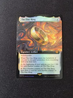 MTG Ext Art FOIL The One Ring LOTR The Lord of the Rings 380 Mythic PACK FRESH - Image 2
