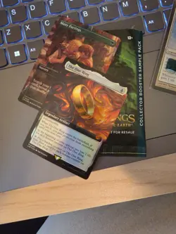 MTG Ext Art FOIL The One Ring LOTR The Lord of the Rings 380 Mythic PACK FRESH - Image 4