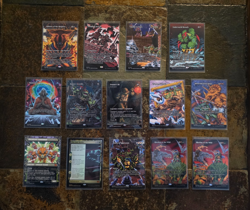 MTG TMNT Lot 14 Borderless Foil Mythic Lot Splinter Brainstorm Ronin Donnie's Bo - Image 1