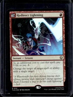 2025 Magic The Gathering MTG Avatar Last Airbender Redirect Lightning Foil #0151 - Image 1