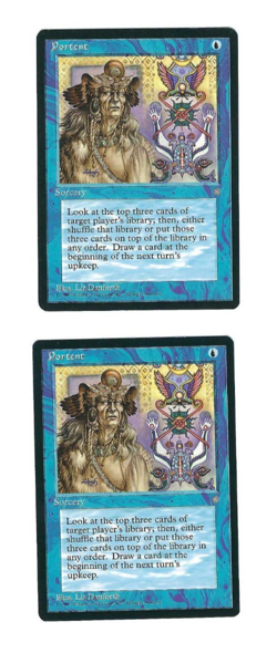 2x Portent - Ice Age - Magic The Gathering NM/M (Never Played) - Image 1