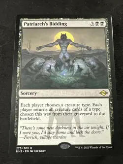Mtg Patriarch’s Bidding MH2 NM 275/303 - Image 1