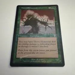 2001 Magic: The Gathering - Core Set: 7th Edition Foil Thorn Elemental #273 - Image 1