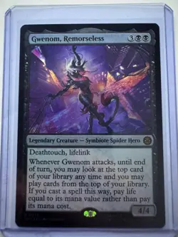 Gwenom, Remorseless FOIL #0056 Marvel's Spider-Man Mythic NM ENG MTG - Image 1