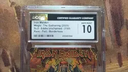 MTG Iron Maiden 🌈 Foil #2185 SLD Iron Maiden Eddie Unchained CGC10 🔥 - Image 2