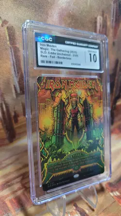 MTG Iron Maiden 🌈 Foil #2185 SLD Iron Maiden Eddie Unchained CGC10 🔥 - Image 3