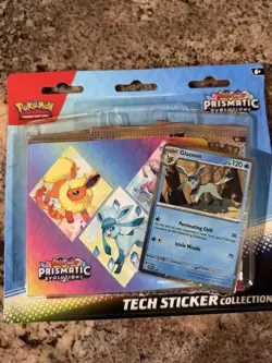 Pokemon Prismatic Evolutions Tech Sticker Collection NEW SEALED! Lot of 3 - Image 2