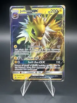 Pokemon Jolteon GX TCG Black Star Promo Holo Card SM173 - Image 1