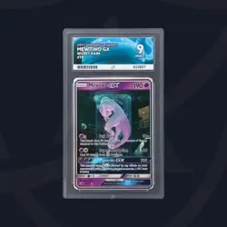 ACE 9 Mewtwo GX Secret Rare 78/72 Shining Legends Pokemon - Image 1