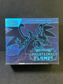 Pokemon x1 Phantasmal Flames (ME02) Elite Trainer Box ETB Factory Sealed - Image 1