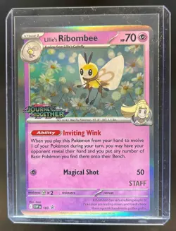 2023-25 Pokemon SV Black Star Promos - SVP EN Lillie's Ribombee #183 - Image 1