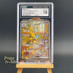 CGC 10 Pokemon Chinese 151 Surprise Alakazam ex 151C 189/151 SAR Art Card - Image 1