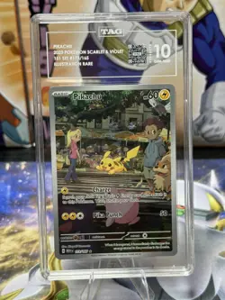Pokemon Pikachu 173/165 - S&V 151 TAG 10 IR illustration rare English - Image 1