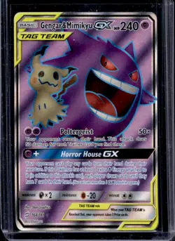 2019 Pokemon SM Team Up Gengar Mimikyu #164/181 - Image 1