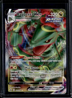 2023 Pokemon SWSH Crown Zenith Rayquaza VMAX #102/159 - Image 1