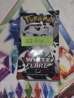 Very Heavy! 22.41g Pokemon TCG SV10.5 White Flare Booster Pack Sealed! - Image 2