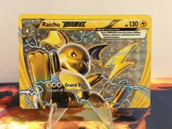 Pokemon TCG - Raichu BREAK Rare BREAK XY - BREAKthrough 50/162 NM - Image 1