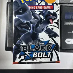 22.89g Pokemon TCG SV 10.5 Black Bolt Booster Pack Sealed! - Image 2