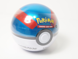 2025 Pokemon TCG Pokeball With 3 Booster Packs & 2 Sticker Sheets - Image 1