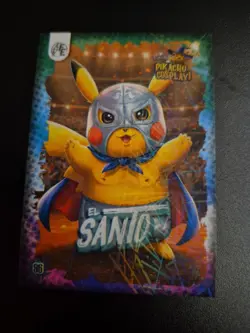 El Santo (Pikachu) #96 - Galaxy Holo - Electric Pikachu Cosplay - Pokemon - Image 1