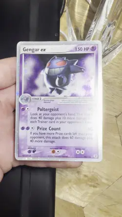 *SWIRL* Pokemon Gengar ex Ultra Rare Holo EX FireRed & LeafGreen 108/112 150 HP - Image 2