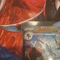 Pokemon Mega Lucario ex - 179/132 - ME01: Mega Evolution (MEG) SIR Pack Fresh - Image 5