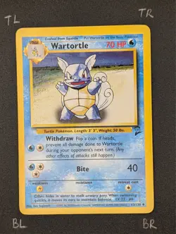 Pokemon TCG Wartortle 063/130 Base Set 2 Regular (NM) - Image 3