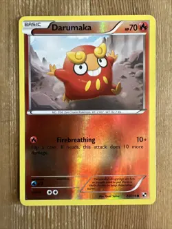 Pokemon TCG Darumaka Black and White 23/114 Reverse Holo Common MP - Image 1